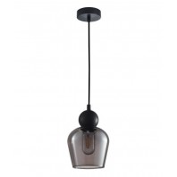 CLA-Champan1- Interior Bronze Amber Glass Ellipse Pendant Lights